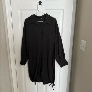 Black Women's Button-Up dress
